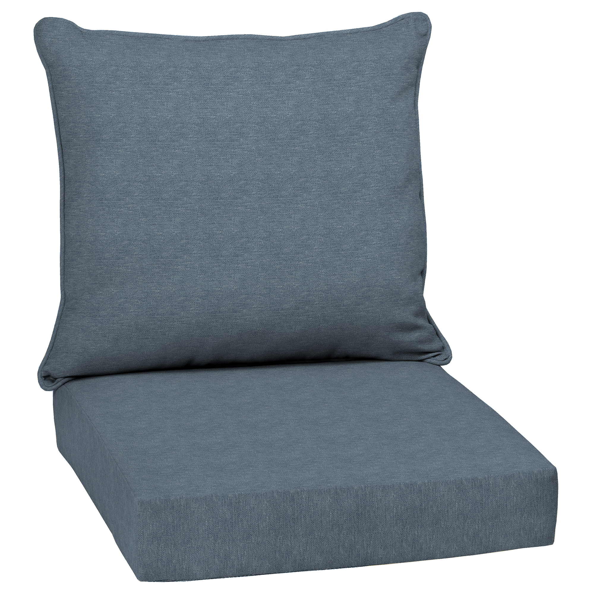 Deep Seating Loveseat Cushion Set, High-Quality Olefin Fabric